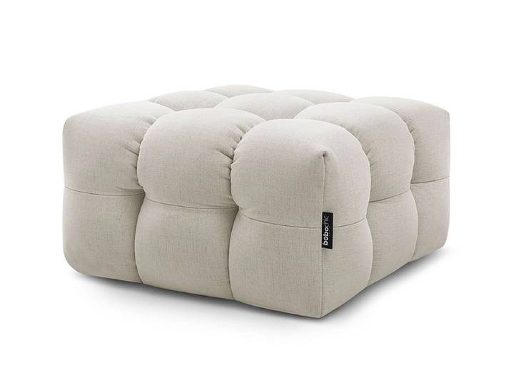 Hocker BOBOCHIC CLOUD 84x84x43cm stoff beige