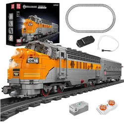 Mould King Diesellokomotive "USA F7 WP" (inkl. Fernbedienung) - Klemmbausteine