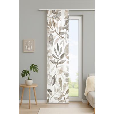 Schiebegardine HOME WOHNIDEEN "KAORI", stein, B:60cm H:245cm, Polyester, Polyester, Gardinen, digital bedruckt
