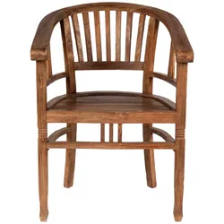 SIT »Seadrift« Teak Massivholz Stuhl mit Lehnen