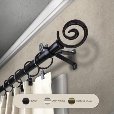InStyleDesign Radial Adjustable Curtain Rod