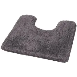 Kleine Wolke WC-Vorleger Relax 55 x cm Polyacryl Grau Anthrazit