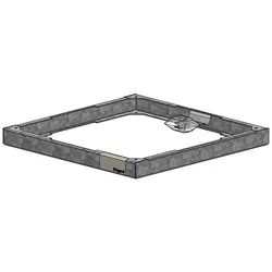 Legrand 8434060 Aufstockrahmen H35mm Aluminium