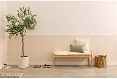 Felt Right Ivory Wainscoting   Sound Dampening Pinnable Tiles