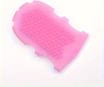 ModernMart Silicone Exfoliating Shower Gloves Body Scrub Bath Brush Set pink