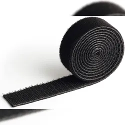 Durable Klettband-Kabelbinder Cavoline Grip 20 100x2 cm schwarz Packung mit 10 Stück