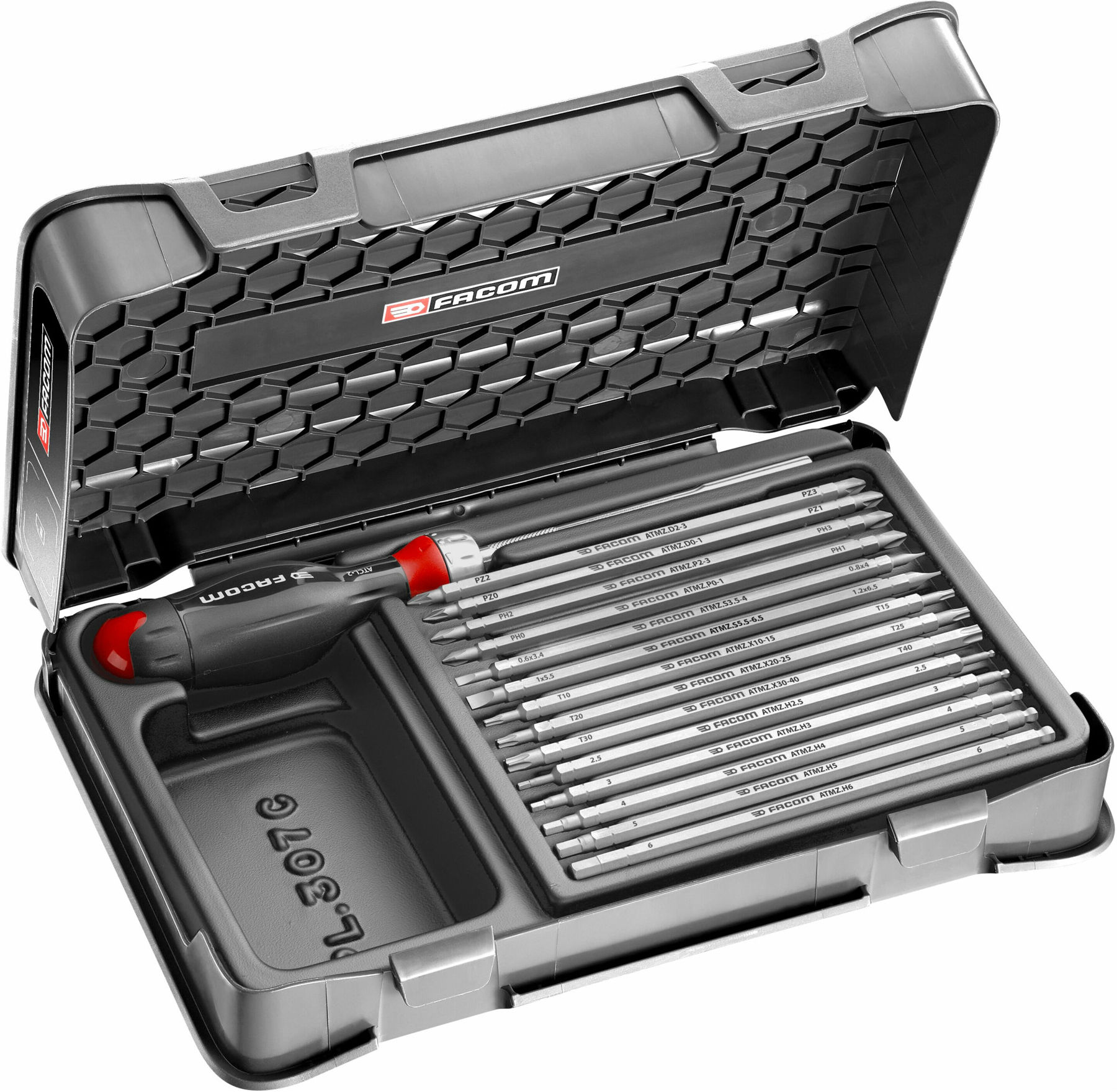 Facom PROTWIST® - Klingenhalter, umsteckbare Klingen im Kunststoffkoffer, 15-tlg. ATCL.2A15)