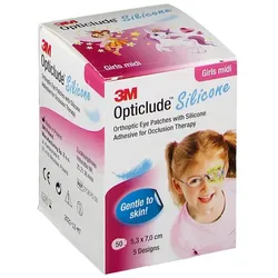 Opticlude 3M Silicone Girls midi 5,3x7 cm 2738PG