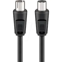GOOBAY 11720 - Anschlusskabel, IEC, St., Bu., 1,5 m