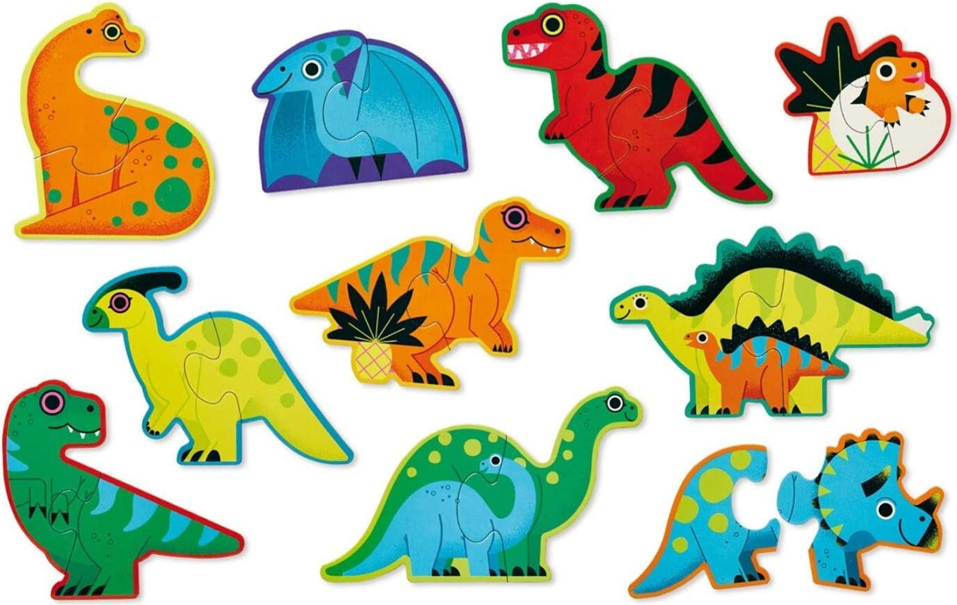 Crocodile Creek Dinosaurus Puzzel - 2 stuks
