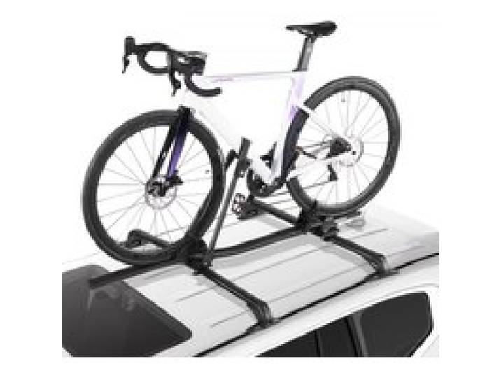VEVOR Porte-vélos de Toit Capacité de Charge 15 kg, Support à Vélo Capacité 1 Pièce, en Aluminium, avec Système de Verrouillage Sécurisé pour la Plupart des Barres Transversales Standard, Noir