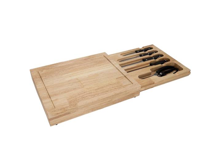 Messer-Set NOUVEL Grill-Messerset , bunt, Holz, Stahl, Kochmesser-Sets, Messer-Set, Holzart: Gummibaum