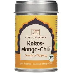 Classic Ayurveda Bio Kokos Mango Chili Gewürz Topping 60 g
