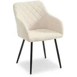 2er-Set BOOOM Stuhl Masis Stoff Beige