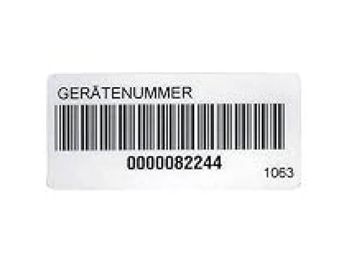 Beha Amprobe 2389952 1063D Autocollant code-barres 1036D