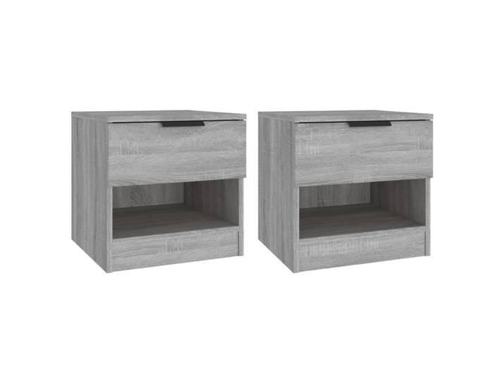 Tables de chevet bois transformé gris 40 x 39 x 40 cm