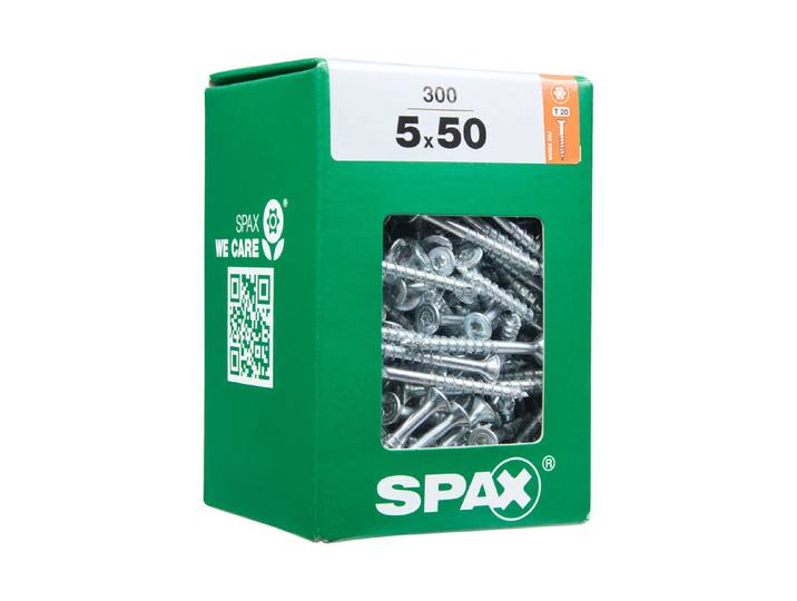 Spax TRX Senkkopf-Holzschraube 5 × 50 mm 300 Stück
