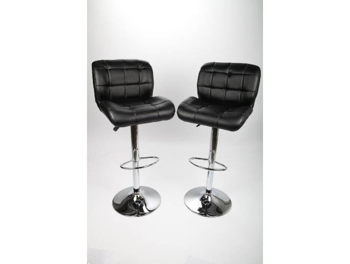point home Barhocker Barstuhl Designstuhl Barsessel 2 Stück schwarz Chrom