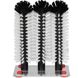 Ich-zapfe Gläserspülbürste METALLBODEN 3 Bürsten, Reinigungsutensil