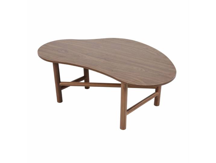 Table basse décor mélaminé marron