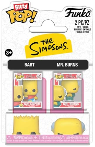 Funko Bitty POP! De Simpsons Bart & Mr. Burns 2-pack figuurtjes