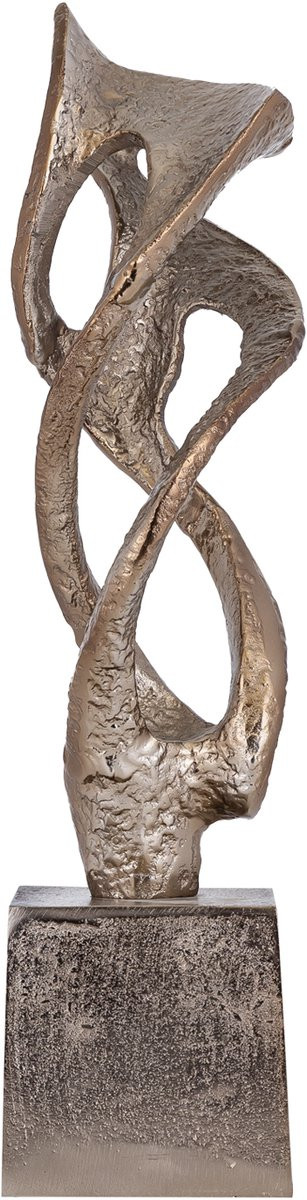 PTMD Qasra Antique Champagne Aluminium Tafelbeeldje