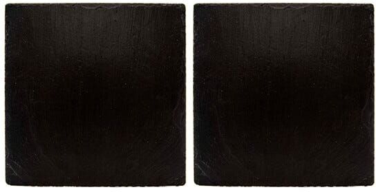 Selbrae House Just Slate Company Set of 2 Square Slate Placemats