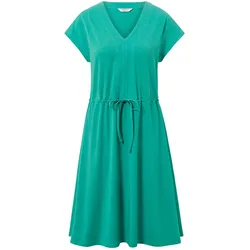 Tchibo - Jerseykleid mit Bindeband - Damen - Gr. M - blau