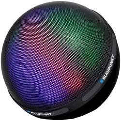Blaupunkt BT08LED Tragbarer Lautsprecher (4 h), Bluetooth Lautsprecher, Schwarz