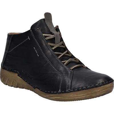 Stiefelette JOSEF SEIBEL "Felicia 05, schwarz-kombi", Damen, Gr. 40, schwarz (schwarz, kombi), Obermaterial: 100% Rindsleder Leather cow., Schuhe Stiefelette