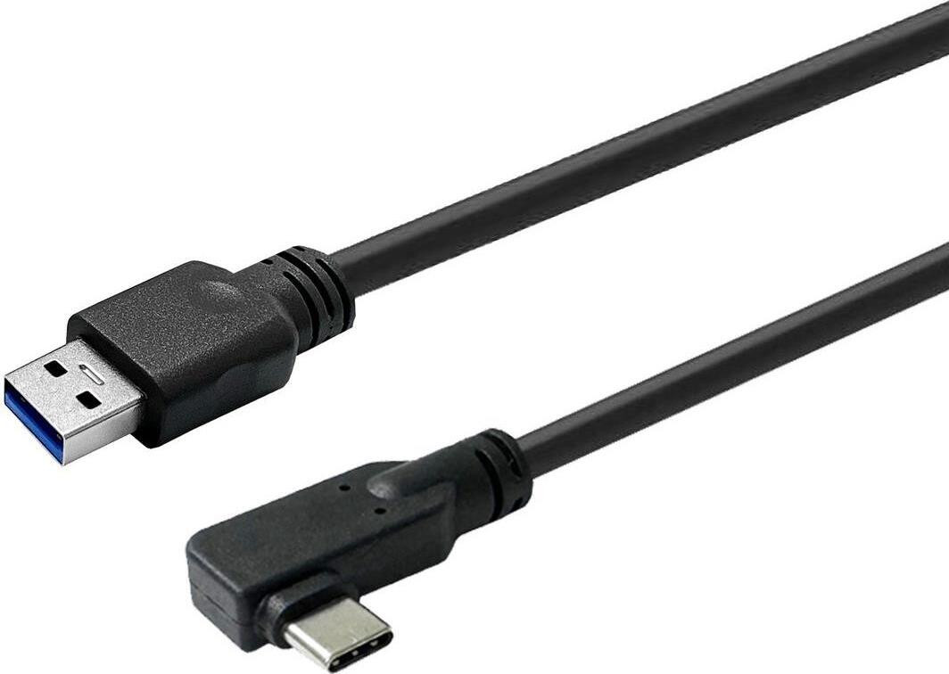 VivoLink USB-kabel - 24-pins USB-C (man) naar USB Type A (man) haaks