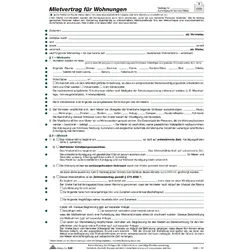 RNK Wohnungs-Mietvertrag A4 ausführlich VE=10 Stück