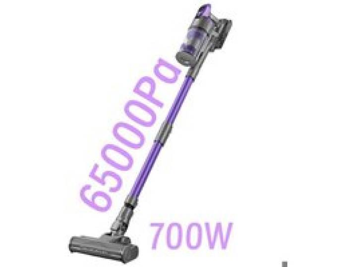 Aspirateur Balai sans Fil 65000Pa puissant 7 étapes filtration HEPA 8 en 1 multi-attaches brosse LED，nettoyage ASPIRATEUR BALAI