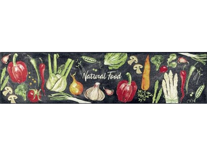Wash+Dry Paillasson\, Natural Food 60x240cm\, intérieur\, Lavable\, Multicolore