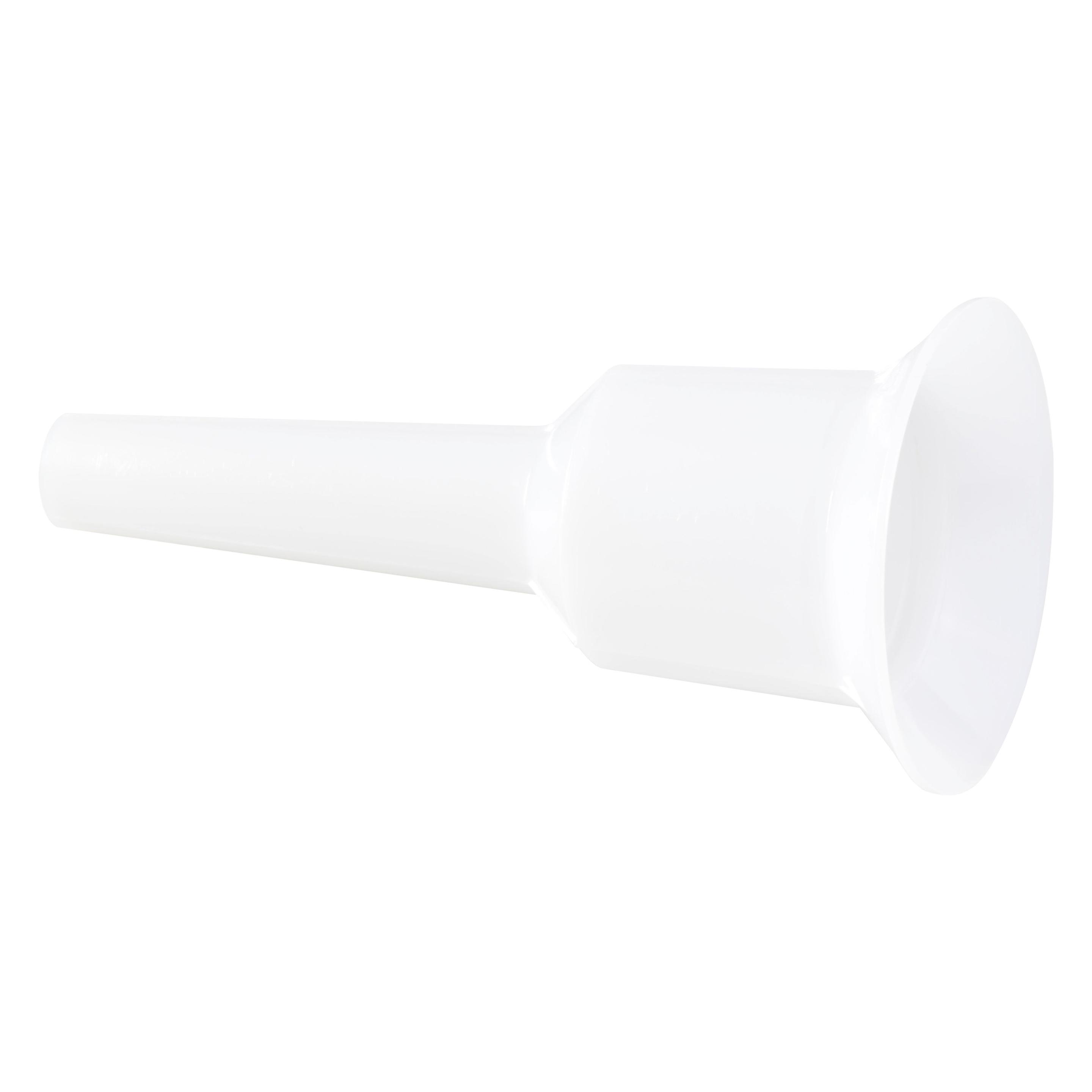 Hünersdorff 953300 Rohrstutzen für Fasstrichter 50 mm in weiss (4007228703016)