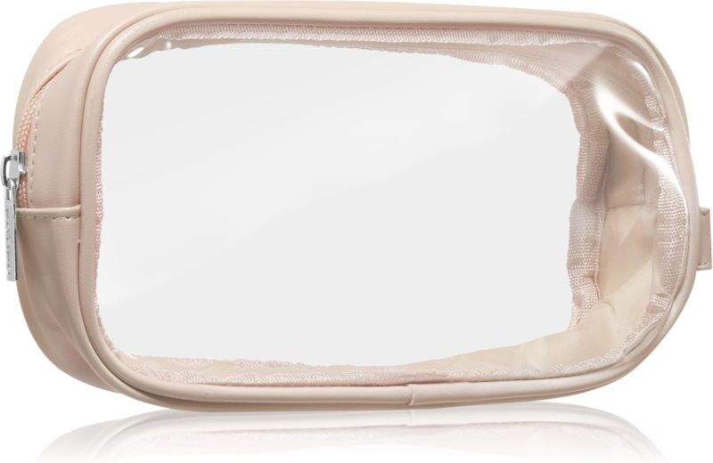 Notino Travel Collection Small Clear Organizer trousse de toilette transparente transparent S Beige 20x10x5 cm 1 pcs