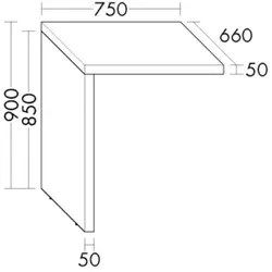 Burgbad Wamaverkleidung KPFL.Matt 900x750x660 Trendfarbe Matt, WPDS075RA0319 WPDS075RA0319