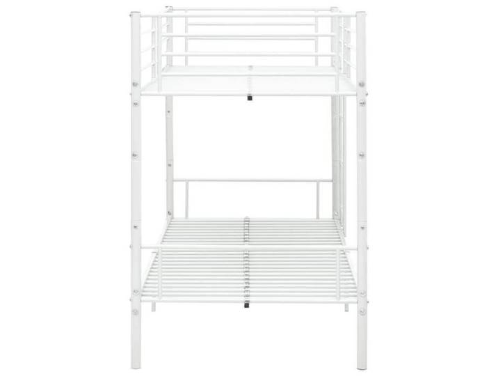 Lit Blanc - BMK - Lit superposé - sans matelas - Contemporain - blanc métal 90x200 cm - Lit chambre&867135
