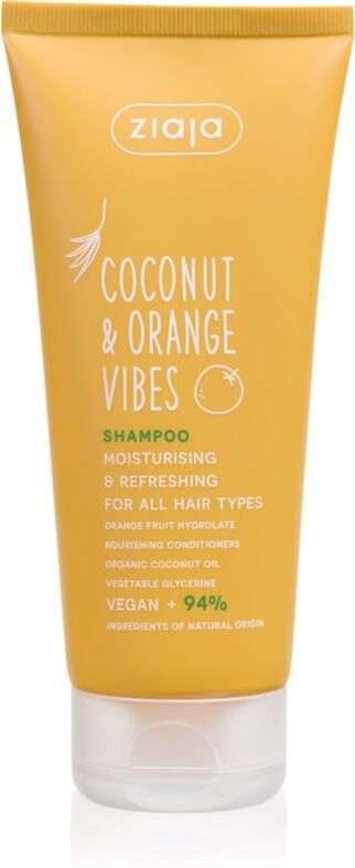 Ziaja Coconut & Orange Vibes shampoing hydratant pour tous types de cheveux 200 ml