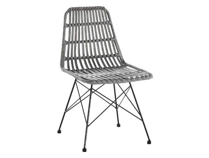 MiaMöbel Stuhl 'Keno' Metall, Polyrattan Modern