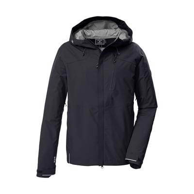 Funktionsjacke KILLTEC "KOS 27 MN JCKT", Herren, Gr. L, schwarz, Oberseite: 100% Polyester;Rückseite: 100% Polyester, Jacken Funktionsjacke, Leichte, wasserdichte, atmungsaktive 3-Lagen Funktionsjacke