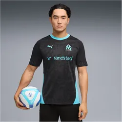 PUMA Olympique Marseille Trainingsshirt 2025/26 Herren 26 - PUMA black/team aqua S
