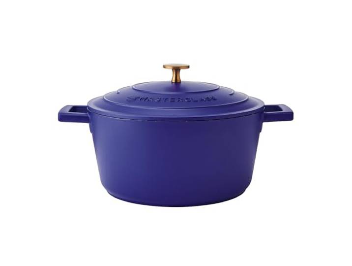 MasterClass Gegoten aluminium elektrische blauwe ovenschotel, 24cm, 4 liter, geschenkdoos