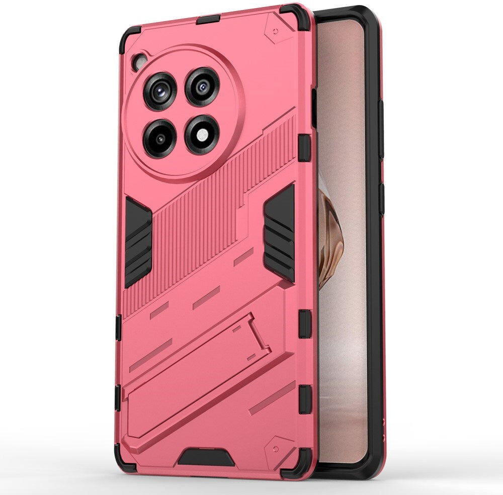 EIDERWOOD OnePlus 12R Hybrid Håndværker Bagside Cover m. Kickstand - Lyserød