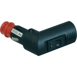 BST 89 - KFZ - Universalstecker, 12/24V, 8A, winkelbar, mit Schalter