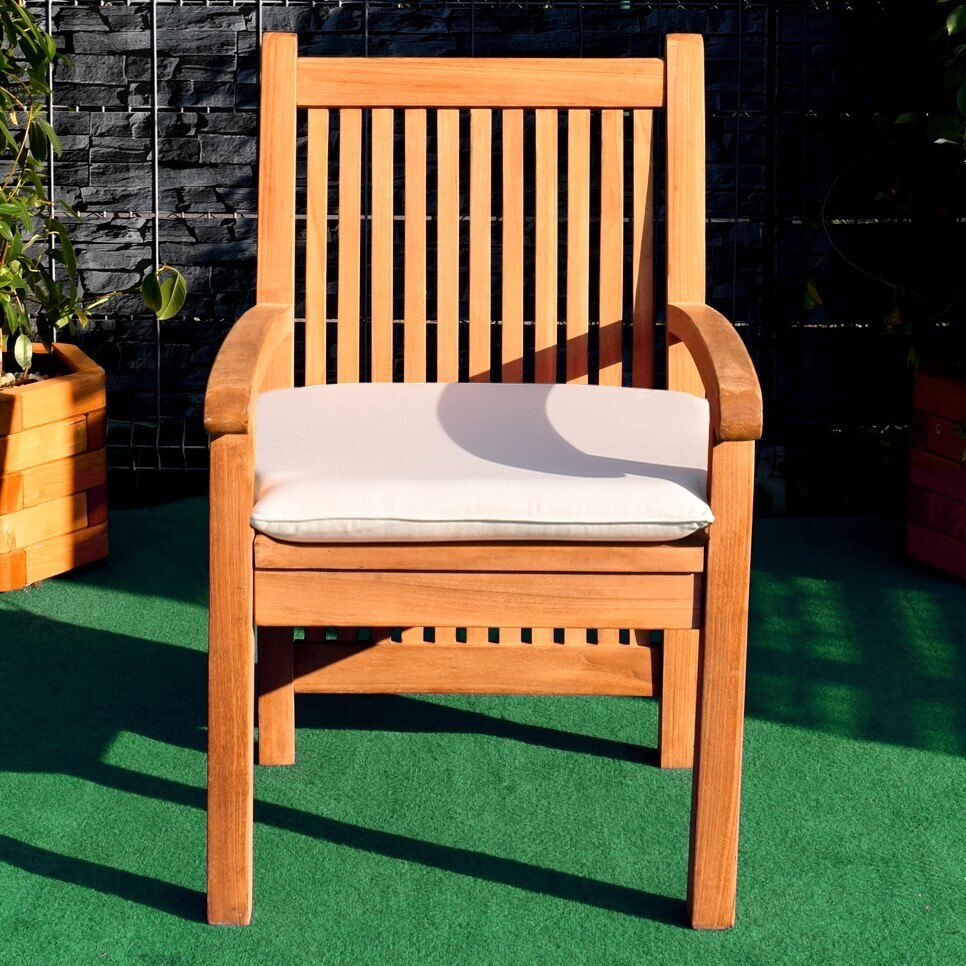 Teak Gartenstuhl Pescara Creme