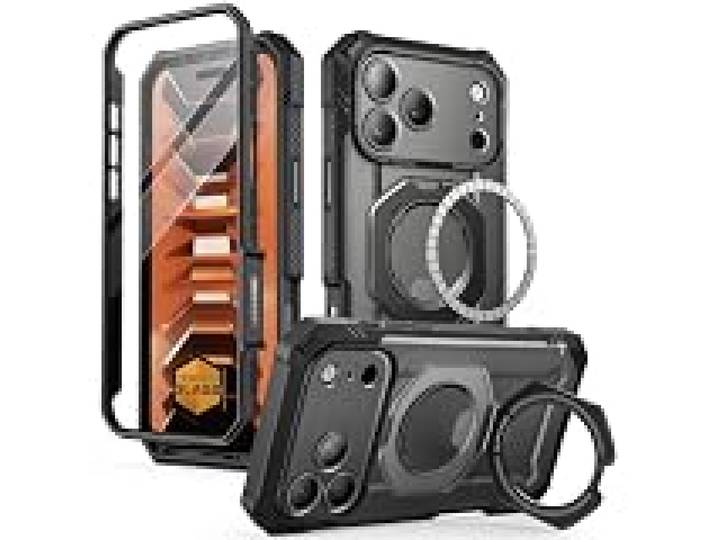 SUPCASE Coque Magnétique pour iPhone 18 Pro 2026 /iPhone 17 Pro 2025, Noir