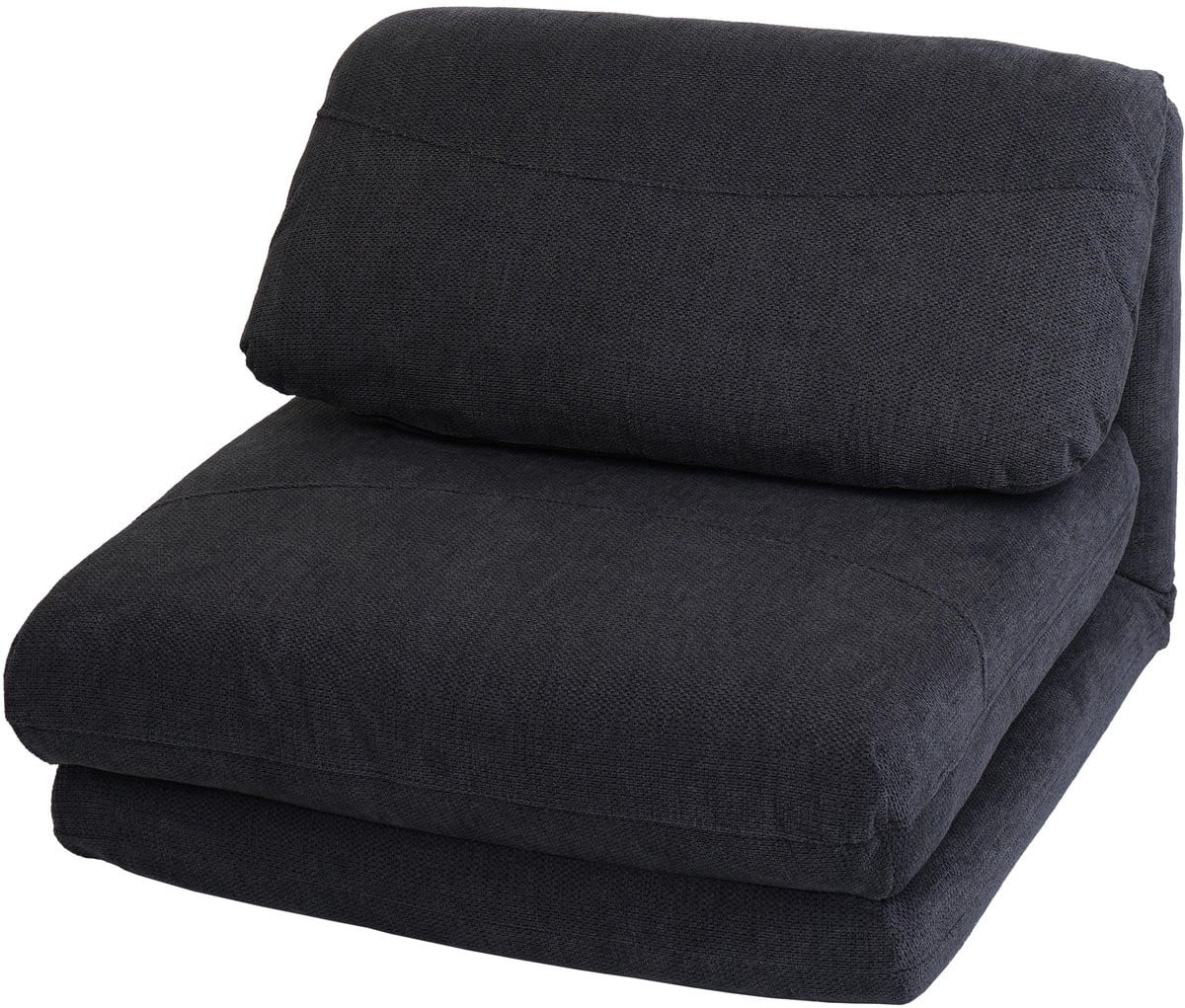MCW-E68 Fauteuilbed Donkergrijs - Inklapbare Slaapbank van Stof/Textiel