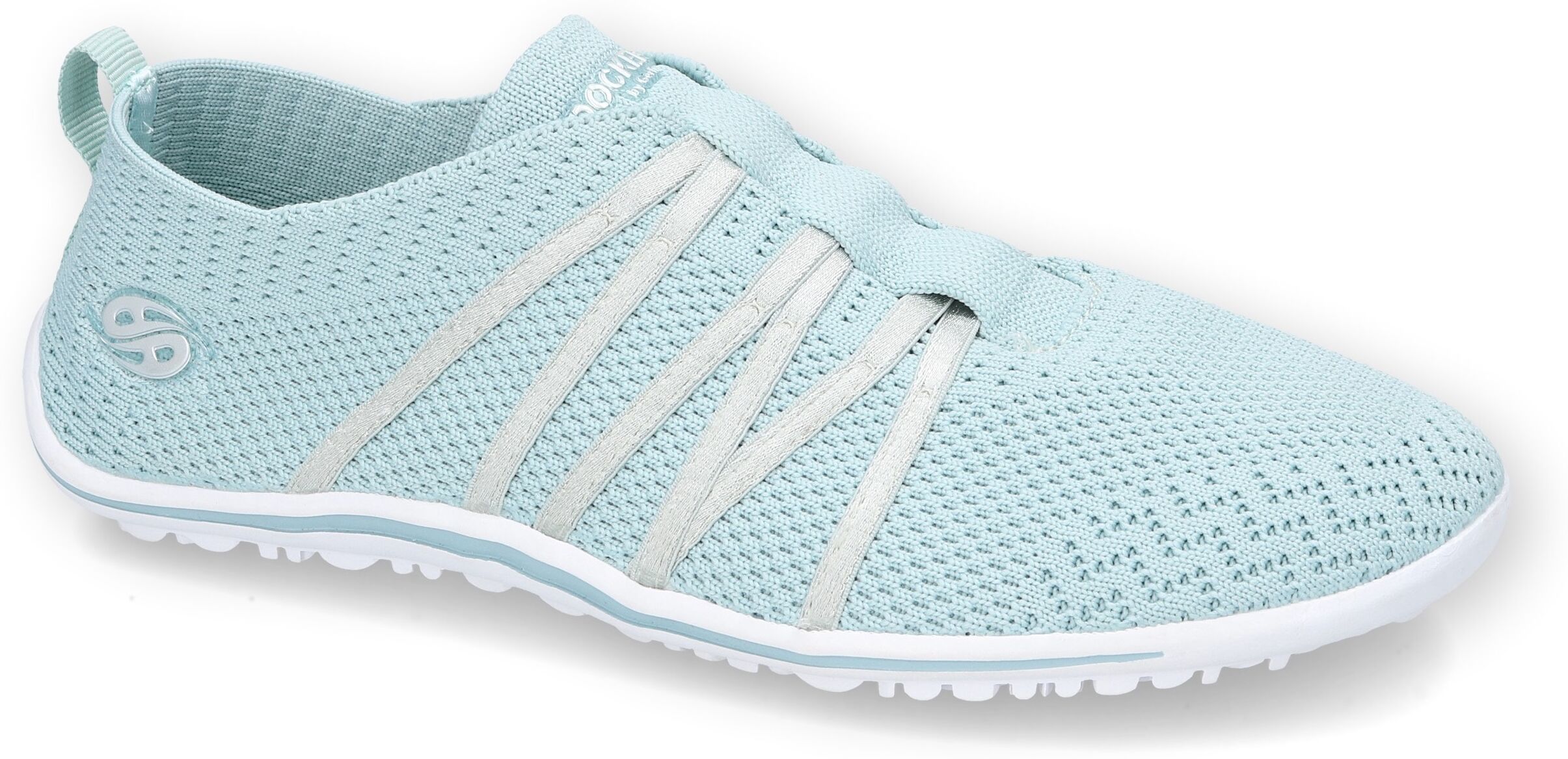 Dockers by Gerli, Schlupfschuh, Sneaker, Sommerschuh in lässiger Strick-Optik mintgrün 39