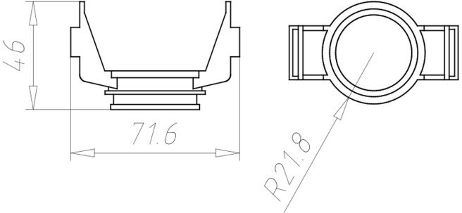 KAISER Adaptateur construction béton 1211-32 Ø 32 mm (1211-32)